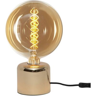 STAR TRADING Lampa stołowa metalowa E27 GLANS mosiądz STAR TRADING Lampa stołowa metalowa E27 GLANS mosiądz