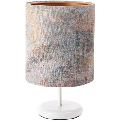 BPS Koncept Lampa stołowa MIX-C-W 01 wielokolorowa/miedziana BPS Koncept Lampa stołowa MIX-C-W 01 wielokolorowa/miedziana