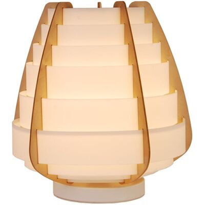 Candellux Ledea Nagoja 50101039 - Lampka stołowa - Beżowa Candellux Ledea Nagoja 50101039 - Lampka stołowa - Beżowa