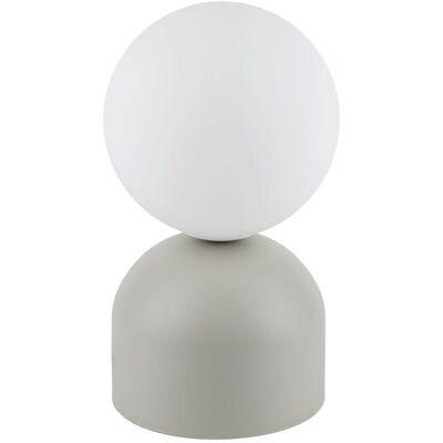 TK Lighting - Miki - Beige - Opalowe szkło - Lampka biurkowa TK Lighting - Miki - Beige - Opalowe szkło - Lampka biurkowa