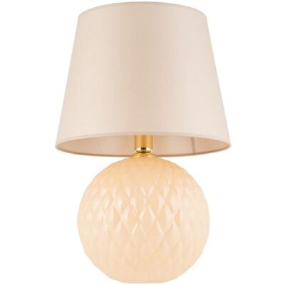 Lampa stołowa TK Lighting Santana - Szkło, Biały & Złoty - E27 Lampa stołowa TK Lighting Santana - Szkło, Biały & Złoty - E27