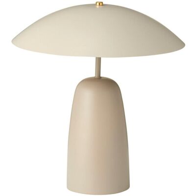 Koopman Lampa stołowa nowoczesna beżowa metal mat 39 cm E14 z włącznikiem na przewodzie Koopman Lampa stołowa nowoczesna beżowa metal mat 39 cm E14 z włącznikiem na przewodzie