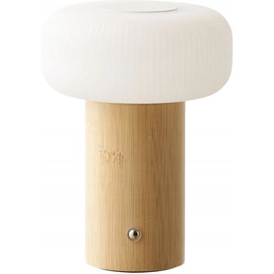Lampa Stołowa Ozdobna z Akumulatorem Naturalny/Biały Stafford HOUSE NORDIC Lampa Stołowa Ozdobna z Akumulatorem Naturalny/Biały Stafford HOUSE NORDIC