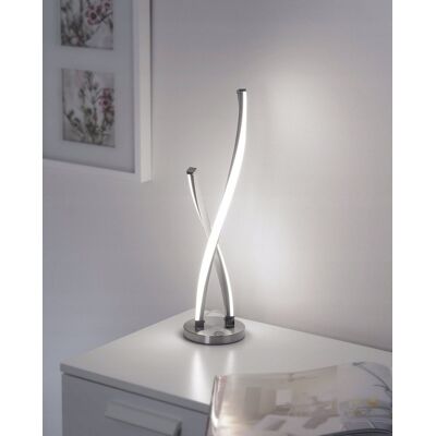 Lampa stołowa Paul Neuhaus WHT 12,50x48,50x12,50 cm srebrna zaciskowa Lampa stołowa Paul Neuhaus WHT 12,50x48,50x12,50 cm srebrna zaciskowa