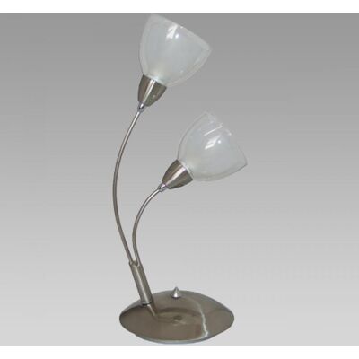 Lampa stołowa PREZENT Carrat 12049, E14, srebrna Lampa stołowa PREZENT Carrat 12049, E14, srebrna