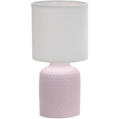 Candellux Lighting Lampa stołowa różowa ceramika nocna Iner Candellux 41-79855 Candellux Lighting Lampa stołowa różowa ceramika nocna Iner Candellux 41-79855