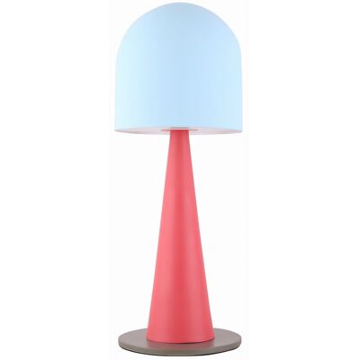 Lampa stołowa Visby 1 Niebiesko – czerwona, Candellux Lampa stołowa Visby 1 Niebiesko – czerwona, Candellux