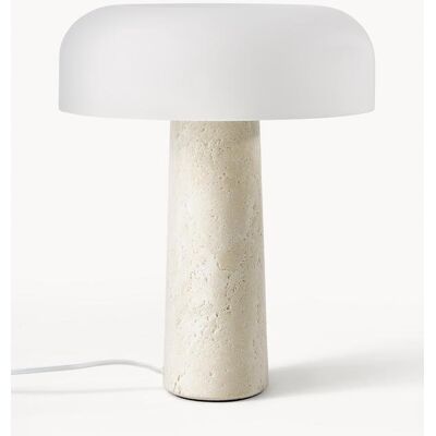 inna (Inny) Lampa stołowa Westwing Carla podstawa z trawertynu szkło inna (Inny) Lampa stołowa Westwing Carla podstawa z trawertynu szkło