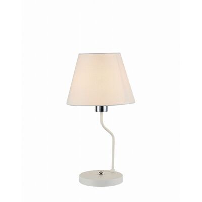 Lampa stołowa York 1 Biały, Candellux Lampa stołowa York 1 Biały, Candellux