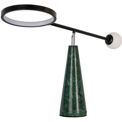 Lampa stołowa z czarnej stali i marmuru porcelanowego 8093 ANGEL CERDA Lampa stołowa z czarnej stali i marmuru porcelanowego 8093 ANGEL CERDA