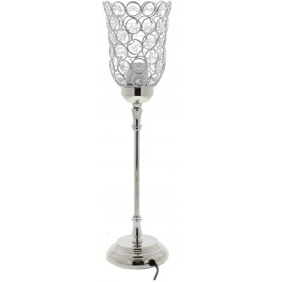 ZDTRADING Lampa stołowa z osłoną z koralików Lumero Glamour ZDTRADING Lampa stołowa z osłoną z koralików Lumero Glamour