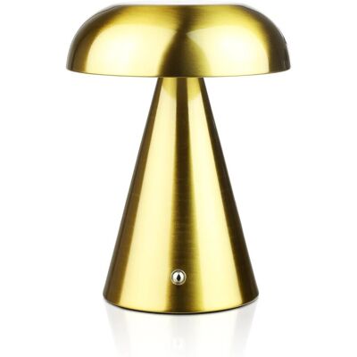 Interlook Lampa stołowa z wbudowanym akumulatorem Lampa nocna z trzema barwami świecenia Nastrojowa lampka do hotelu, restauracji HJA24-GOLD Interlook Lampa stołowa z wbudowanym akumulatorem Lampa nocna z trzema barwami świecenia Nastrojowa lampka do hotelu, restauracji HJA24-GOLD