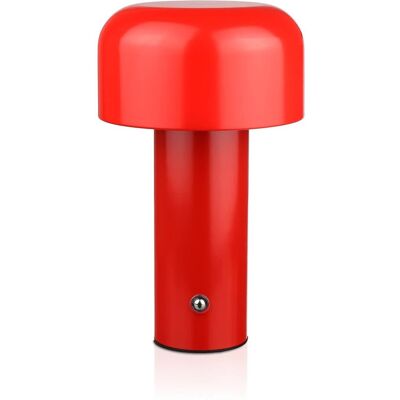 Interlook Lampa stołowa z wbudowanym akumulatorem Nowoczesna lampka nocna Dotykowa lampka stołowa YG-D017-R Interlook Lampa stołowa z wbudowanym akumulatorem Nowoczesna lampka nocna Dotykowa lampka stołowa YG-D017-R