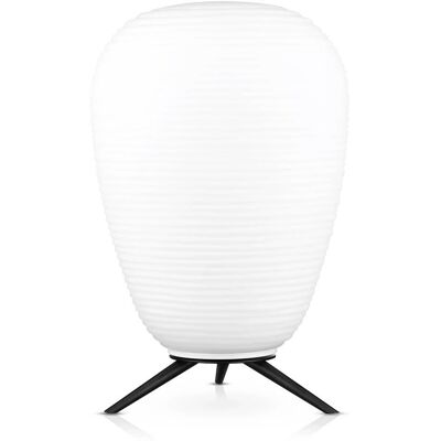 Interlook Lampa stołowa ze szklanym kloszem Nowoczesna lampka nocna Lampion na metalowej podstawie CSD-C2440-W Interlook Lampa stołowa ze szklanym kloszem Nowoczesna lampka nocna Lampion na metalowej podstawie CSD-C2440-W