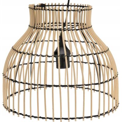 Inny producent Lampa sufitowa BAMBUS BOHO naturalna 36x30cm E27 Inny producent Lampa sufitowa BAMBUS BOHO naturalna 36x30cm E27