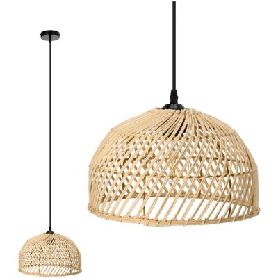 Kobi Lampa sufitowa BOHO RIGA WISZĄCA na E27 pleciona klosz rattan Kobi Lampa sufitowa BOHO RIGA WISZĄCA na E27 pleciona klosz rattan