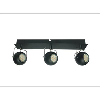 Candellux Lighting Lampa Sufitowa Candellux 93-25029-Z Listwa Tony 3X3W Led Gu10 Czarny Mat Candellux Lighting Lampa Sufitowa Candellux 93-25029-Z Listwa Tony 3X3W Led Gu10 Czarny Mat