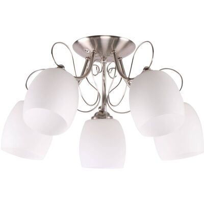 Candellux Lighting Lampa Sufitowa Chromowa 5X40W Amba Candellux 35-79251 Candellux Lighting Lampa Sufitowa Chromowa 5X40W Amba Candellux 35-79251
