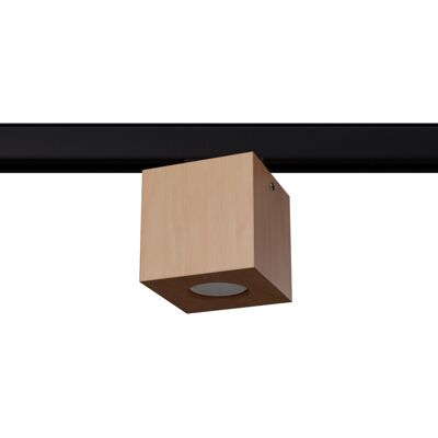 Make Your Light Lampa sufitowa do systemu 3-fazowego QUAD MYL.00443 drewniana Make Your Light Lampa sufitowa do systemu 3-fazowego QUAD MYL.00443 drewniana