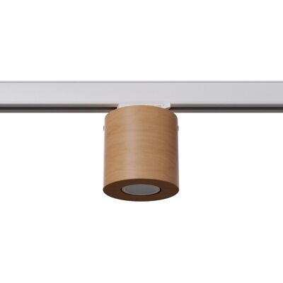 Make Your Light Lampa sufitowa do systemu trójobwodowego ORBIS MYL.00157 drewniana Make Your Light Lampa sufitowa do systemu trójobwodowego ORBIS MYL.00157 drewniana