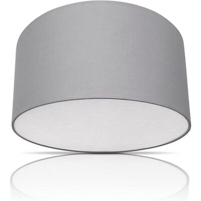 Inny producent Lampa sufitowa E27, okrągła, płaska, do salonu, bez wiercenia, ciepła biel Inny producent Lampa sufitowa E27, okrągła, płaska, do salonu, bez wiercenia, ciepła biel