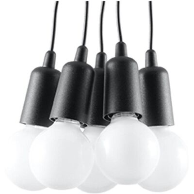 Iga Lampa Sufitowa KROMA 5 Pięć Żarówek Biały Iga Lampa Sufitowa KROMA 5 Pięć Żarówek Biały
