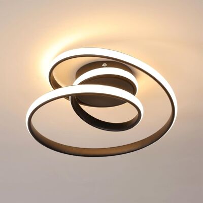 Inny producent Lampa sufitowa LED Plafon Żyrandol 4500K 30cm CZARNA 36w - Goeco Inny producent Lampa sufitowa LED Plafon Żyrandol 4500K 30cm CZARNA 36w - Goeco