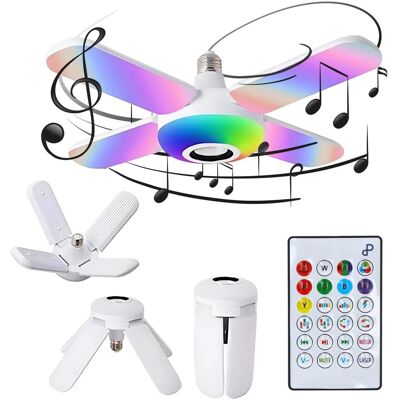 Inny producent LAMPA SUFITOWA LED Z GŁOŚNIKIE BLUETOOTH 50W PILOT Inny producent LAMPA SUFITOWA LED Z GŁOŚNIKIE BLUETOOTH 50W PILOT