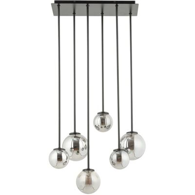 Lampa sufitowa nad stół kule Tulia 33498 Sigma kuliste klosze szara Lampa sufitowa nad stół kule Tulia 33498 Sigma kuliste klosze szara