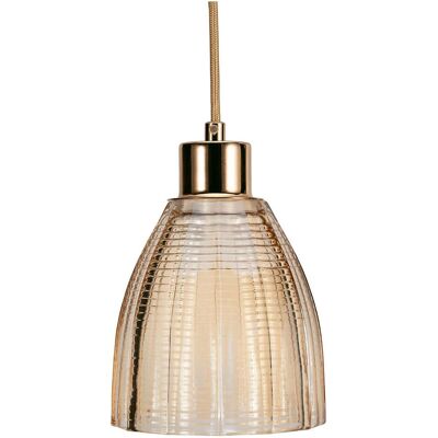 Pauleen Lampa sufitowa Paulenn Gleaming Gold wisząca złota bursztynowa Ø13,3 Pauleen Lampa sufitowa Paulenn Gleaming Gold wisząca złota bursztynowa Ø13,3