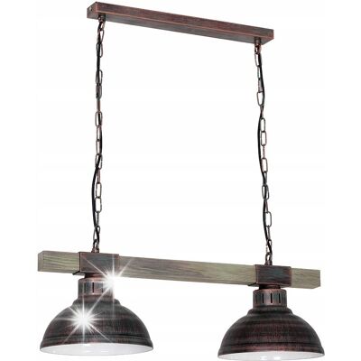 Inny producent Lampa sufitowa plafon podwójny brązowy żyrandol Inny producent Lampa sufitowa plafon podwójny brązowy żyrandol