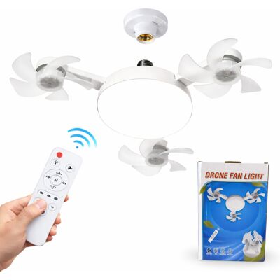 Inny producent Lampa Sufitowa Z Pilot I Wentylator Z 3Gł, 50W, 3000/4000/6500k Oświetlenie Inny producent Lampa Sufitowa Z Pilot I Wentylator Z 3Gł, 50W, 3000/4000/6500k Oświetlenie
