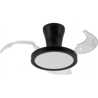 Lampa sufitowa z wentylatorem - Lampowentylator LED 18W BREEZE BLACK 18199 TK Lighting Lampa sufitowa z wentylatorem - Lampowentylator LED 18W BREEZE BLACK 18199 TK Lighting