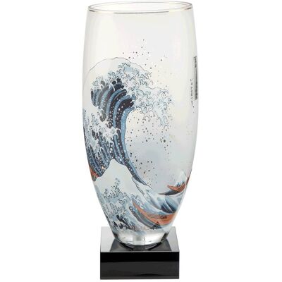 Goebel Lampa szklana 33 cm Wielka Fala, Great Wave - Katsushika Hokusai Goebel Lampa szklana 33 cm Wielka Fala, Great Wave - Katsushika Hokusai