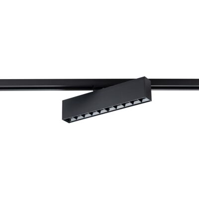 DPM Lampa szynowa LED liniowa regulowana, 10 W, 750 lm, 4000 K, czarna, X-LINE DPM Lampa szynowa LED liniowa regulowana, 10 W, 750 lm, 4000 K, czarna, X-LINE