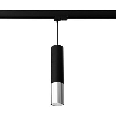 Make Your Light Lampa szynowa LOOPEZ czarny/chrom GU10 4000K 7W 530lm Make Your Light Lampa szynowa LOOPEZ czarny/chrom GU10 4000K 7W 530lm
