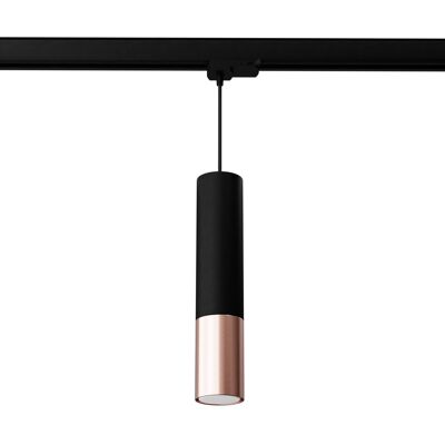 Make Your Light Lampa szynowa LOOPEZ czarny/miedź GU10 3000K 7W 510lm Make Your Light Lampa szynowa LOOPEZ czarny/miedź GU10 3000K 7W 510lm
