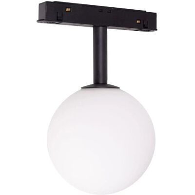 MaxLight Lampa szynowa magnetyczna system Dali M0016N LED 5W 3000K kula czarny MaxLight Lampa szynowa magnetyczna system Dali M0016N LED 5W 3000K kula czarny