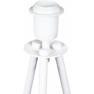 Cerlux Lampa trójnóg Trigni Biała - Skandynawski design 136 cm abażur beżowy SOFT Cerlux Lampa trójnóg Trigni Biała - Skandynawski design 136 cm abażur beżowy SOFT
