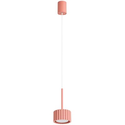Lampa wisząca AURA 1 brzoskwiniowa Gx53 tuba SL.2685 Sollux Lighting Lampa wisząca AURA 1 brzoskwiniowa Gx53 tuba SL.2685 Sollux Lighting