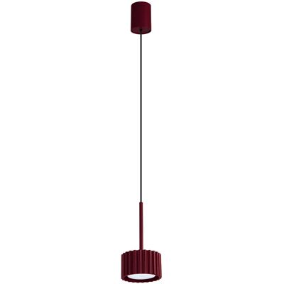 Lampa wisząca AURA 1 burgund Gx53 tuba SL.2684 Sollux Lighting Lampa wisząca AURA 1 burgund Gx53 tuba SL.2684 Sollux Lighting