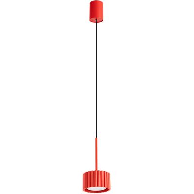 Lampa wisząca AURA 1 czerwona Gx53 tuba SL.2689 Sollux Lighting Lampa wisząca AURA 1 czerwona Gx53 tuba SL.2689 Sollux Lighting