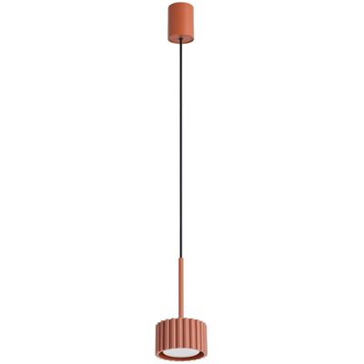 Lampa wisząca AURA 1 ochra czerwona Gx53 tuba SL.2680 Sollux Lighting Lampa wisząca AURA 1 ochra czerwona Gx53 tuba SL.2680 Sollux Lighting