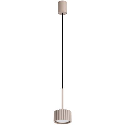 Lampa wisząca AURA 1 taupe Gx53 tuba SL.2683 Sollux Lighting Lampa wisząca AURA 1 taupe Gx53 tuba SL.2683 Sollux Lighting