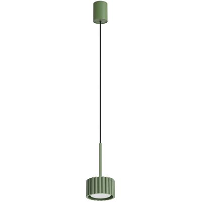 Lampa wisząca AURA 1 zielona oliwka Gx53 tuba SL.2679 Sollux Lighting Lampa wisząca AURA 1 zielona oliwka Gx53 tuba SL.2679 Sollux Lighting