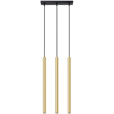 Iga Lampa Wisząca AUREO 3L Złoty Połysk 3x G9 LED 90cm Iga Lampa Wisząca AUREO 3L Złoty Połysk 3x G9 LED 90cm