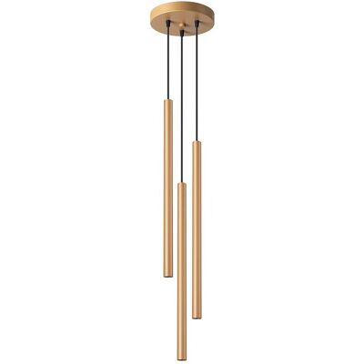 Iga Lampa Wisząca AUREO 3P Złota 3x8W LED Iga Lampa Wisząca AUREO 3P Złota 3x8W LED