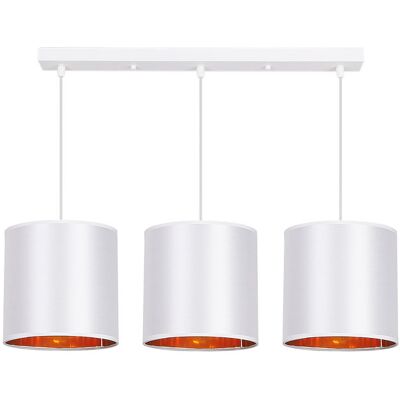 Candellux Lighting Lampa Wisząca Biała Listwa 3Xe27 Atlanta 33-00651 Candellux Lighting Lampa Wisząca Biała Listwa 3Xe27 Atlanta 33-00651