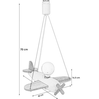 Hellux Lampa Wisząca Clipper Naturalno-Biały Hellux Lampa Wisząca Clipper Naturalno-Biały