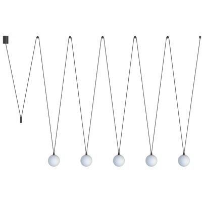Lampa Wisząca Designerska Kule Sling 10355 Nowodvorski Nad Stół Czarna Biała Lampa Wisząca Designerska Kule Sling 10355 Nowodvorski Nad Stół Czarna Biała